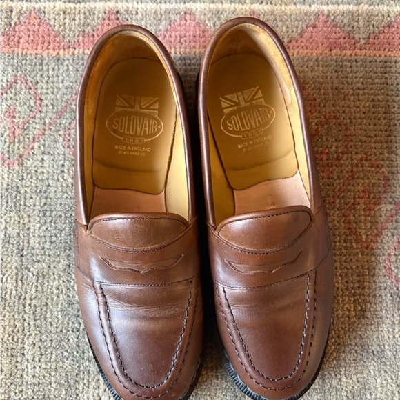 Solovair Penny Loafers Gaucho Crazy Horse leather - Picture 7 of 7